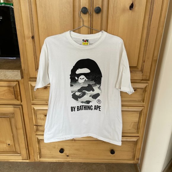 NWOT BAPE White T-Shirt in size XL